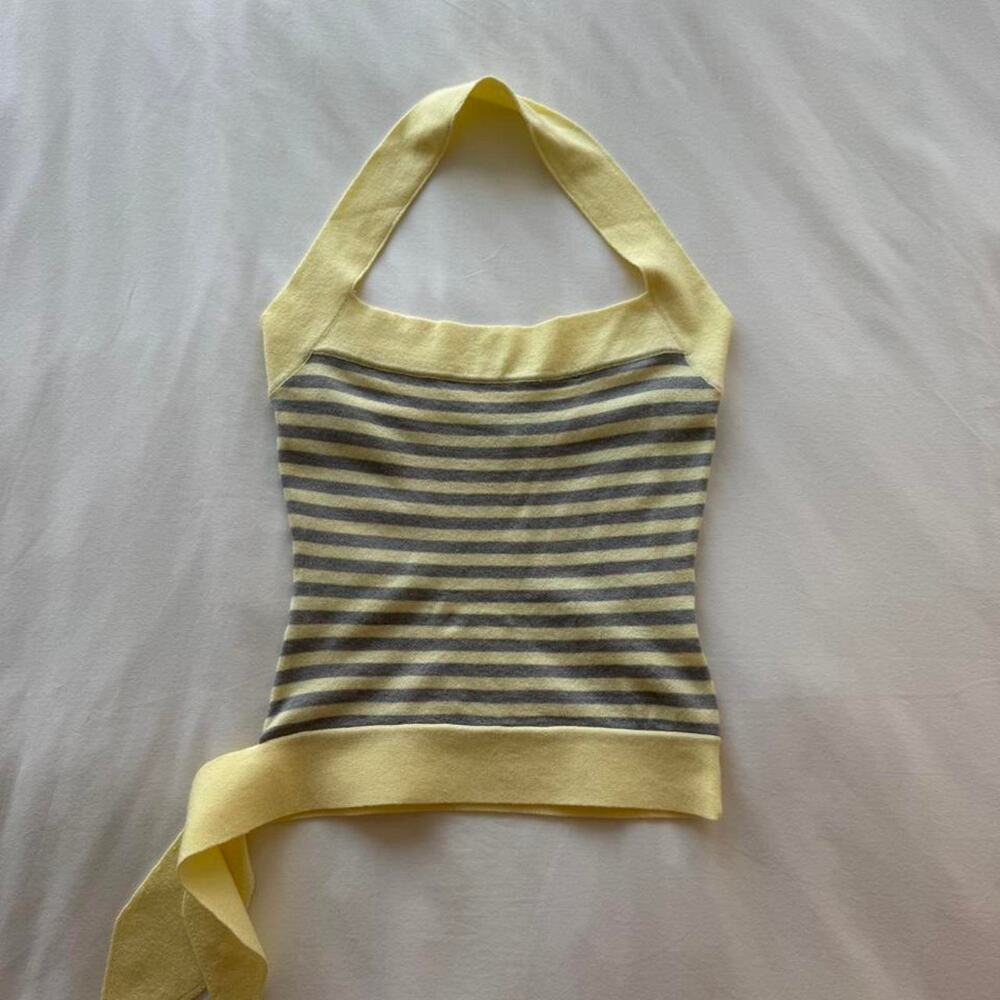 Frankies bikinis cloud knit quinn knit halter